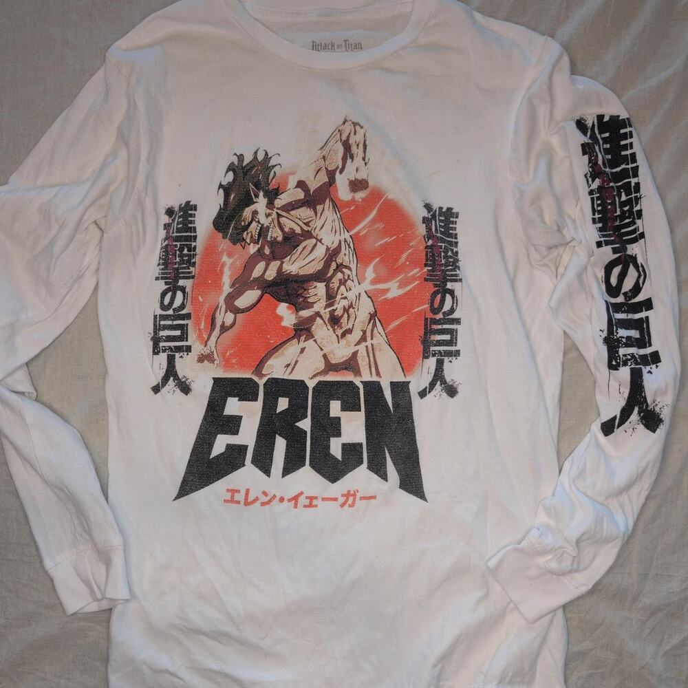 Attack on titan eren white